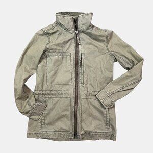 Madewell Fleet Utility Jacket Women's Small Army Green Cotton Canvas Pockets